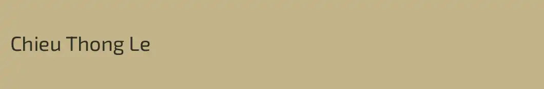 Chieu Thong Le